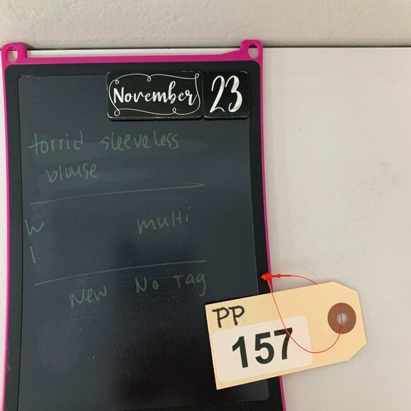 Torrid Harper Gauze Blouse Womens 1 Multi Rainbow Stripe Button Front Sleeveless - Picture 11 of 13